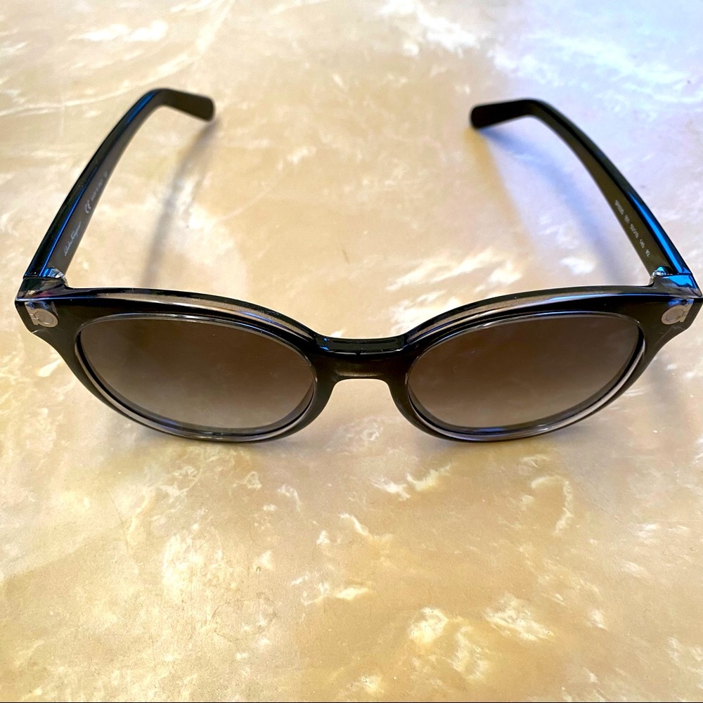 NWT Salvatore Ferragamo 53mm Round Sunglasses